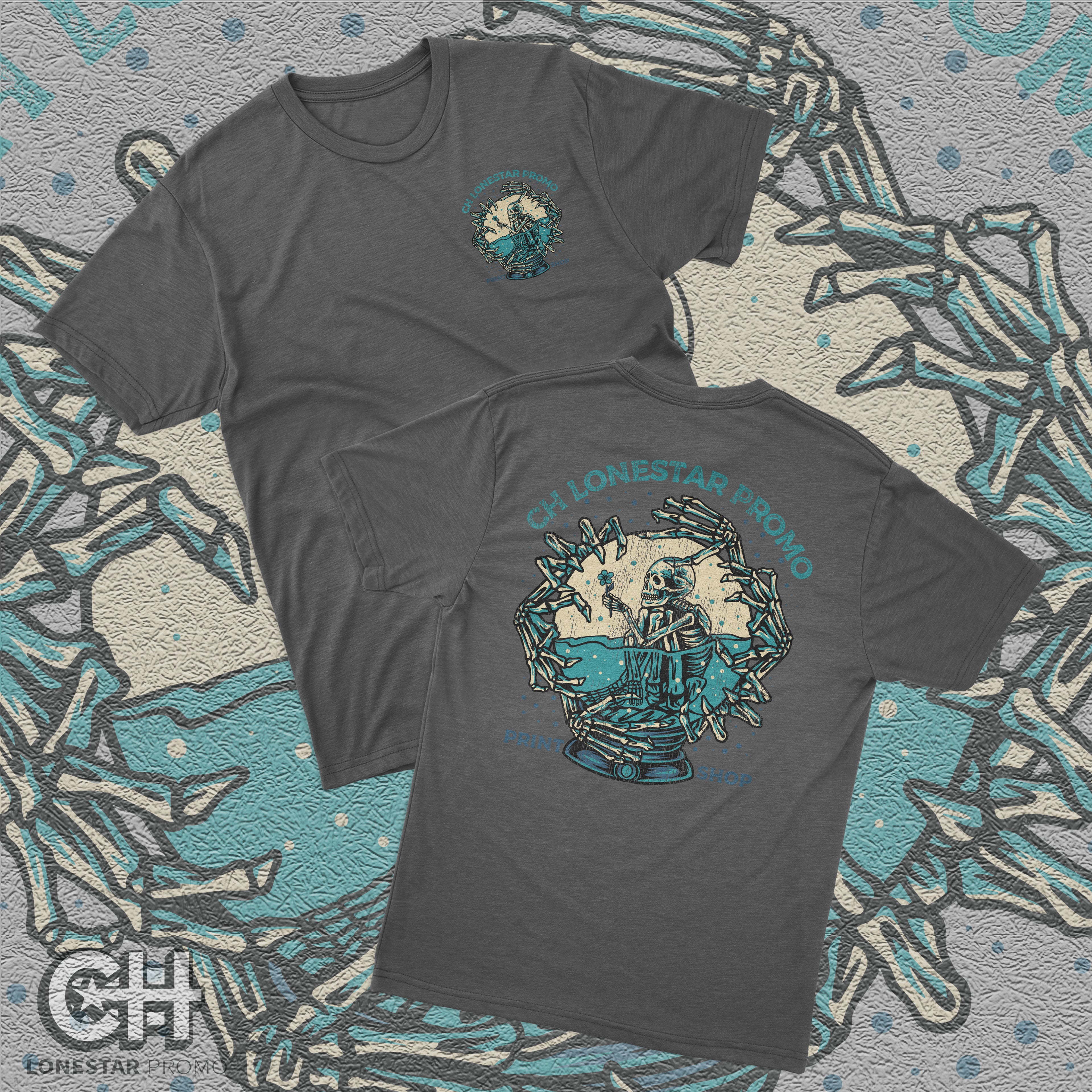 CH Skull Crystal Ball T-Shirt - CH Lonestar Promo