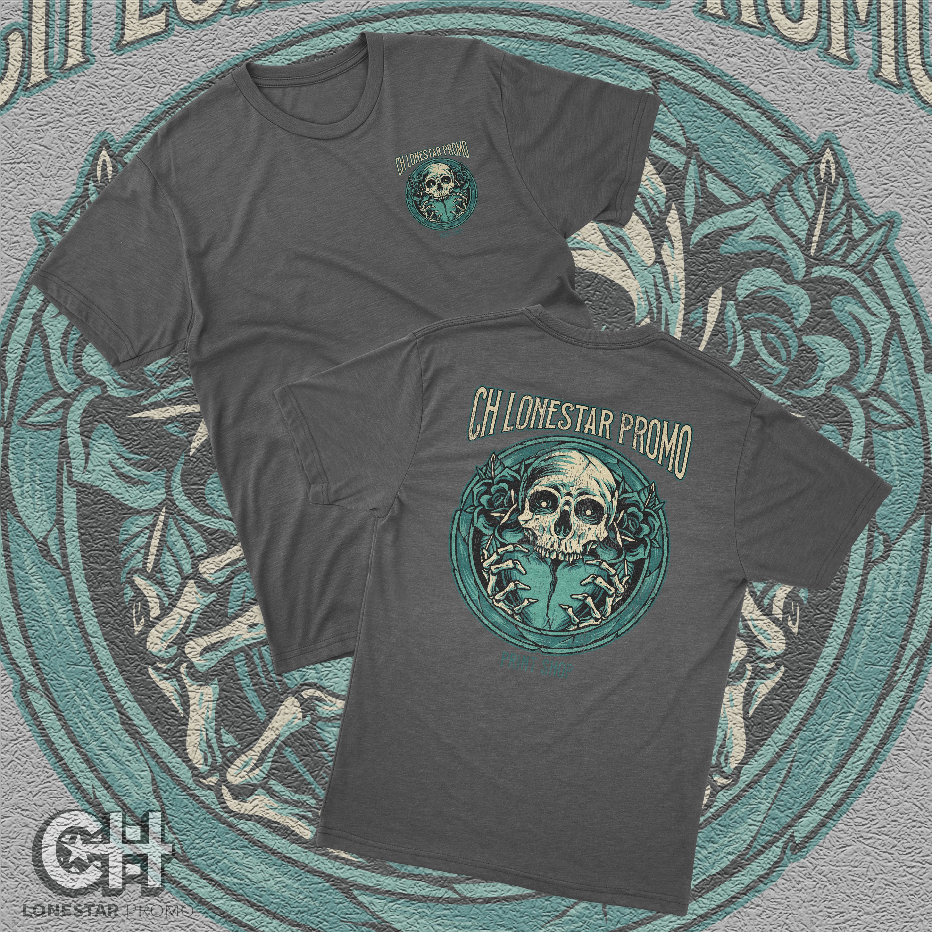 CH Heart Skull T-Shirt - CH Lonestar Promo