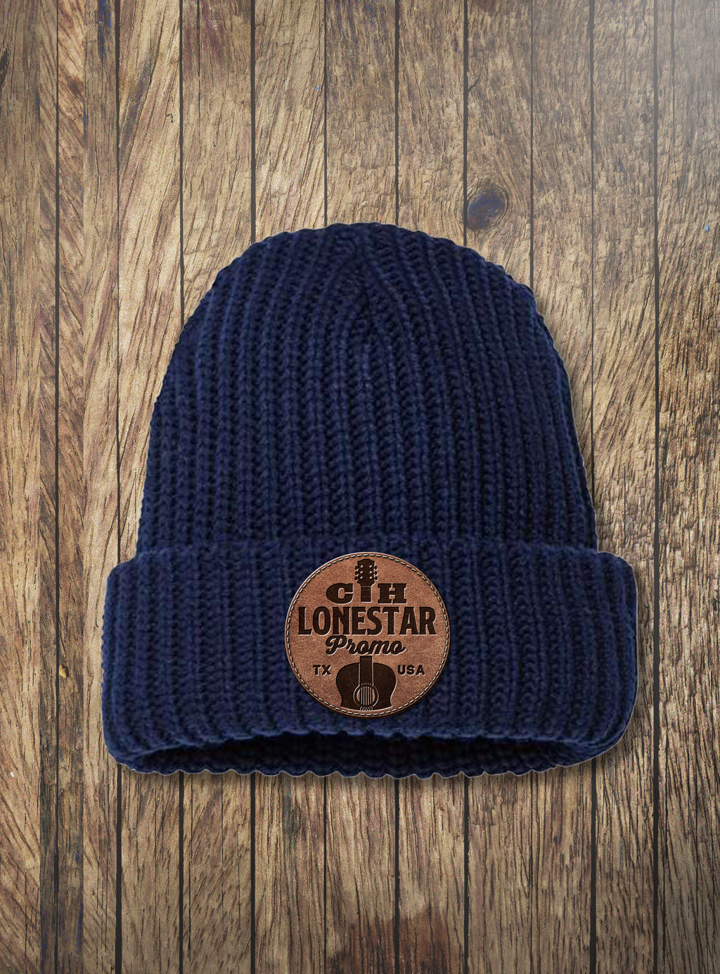 CH Leather Patch Beanie - CH Lonestar Promo