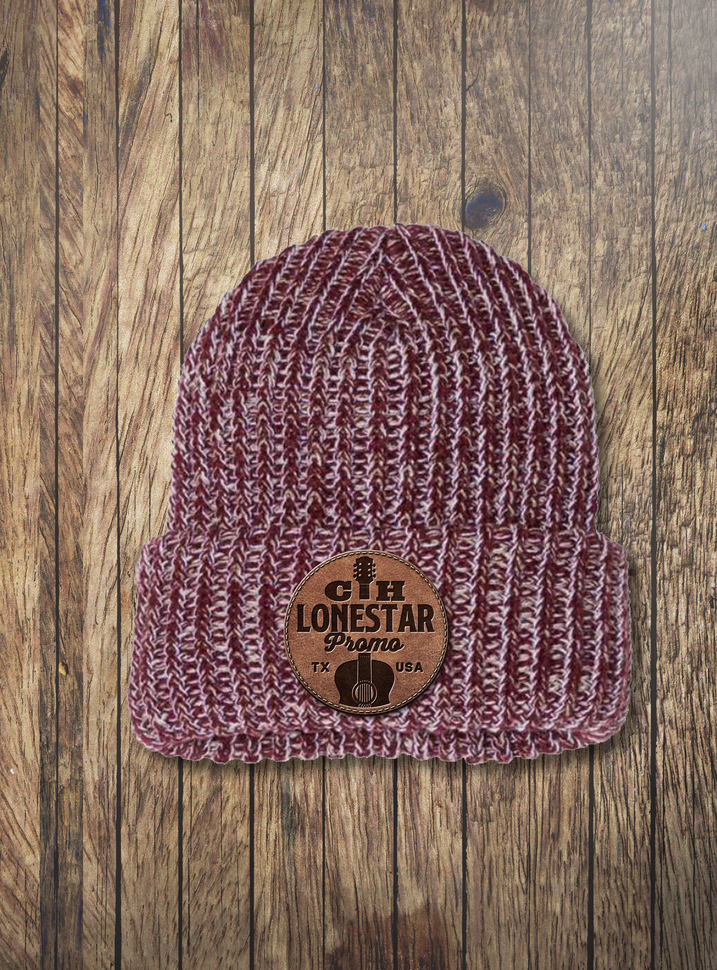 CH Leather Patch Beanie - CH Lonestar Promo
