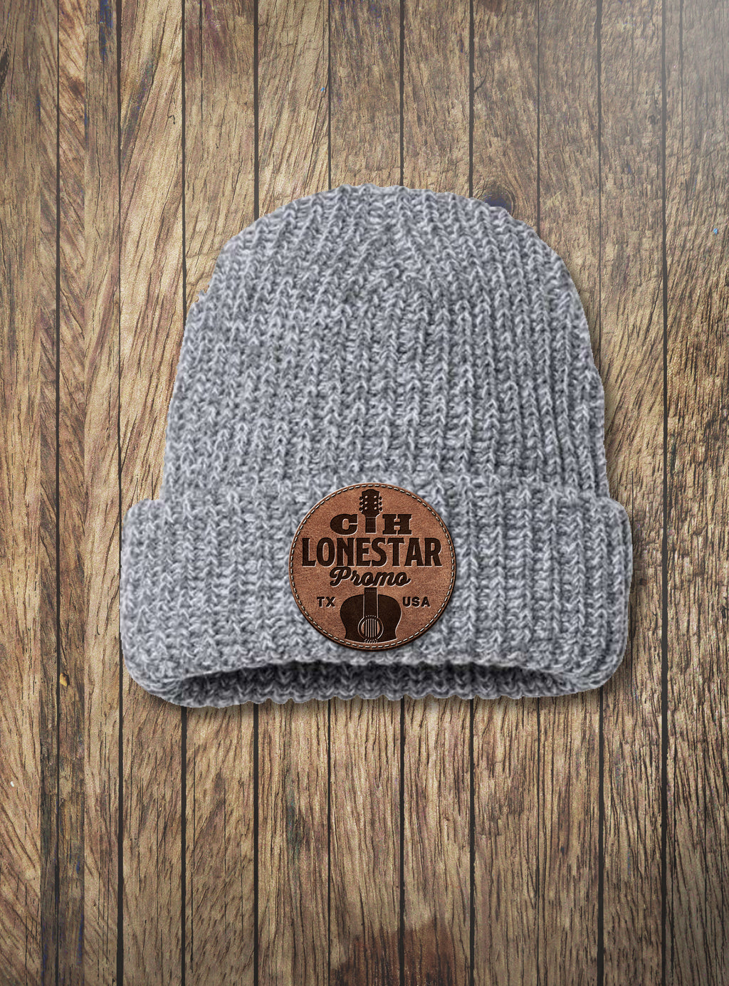 CH Leather Patch Beanie - CH Lonestar Promo