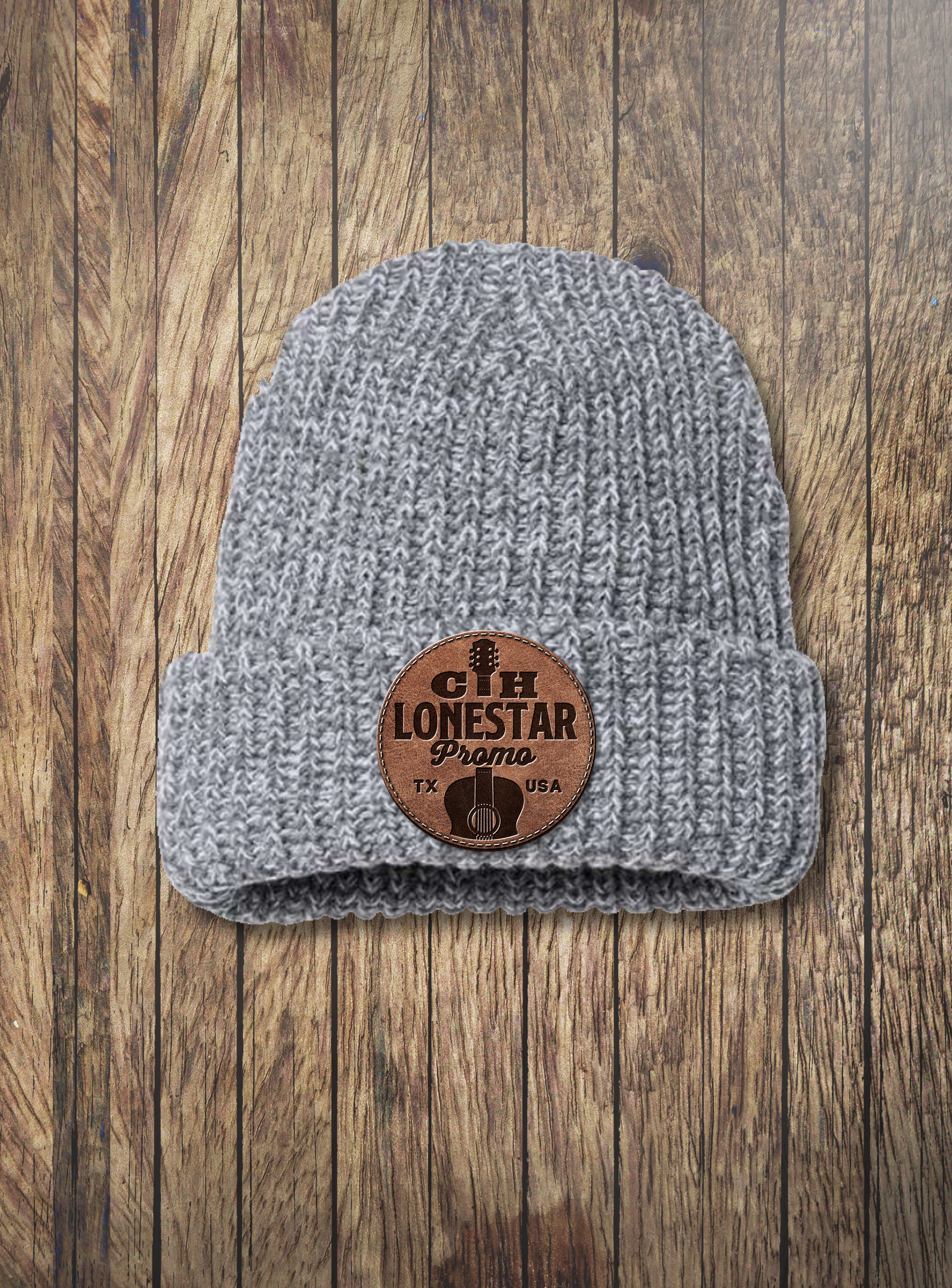 CH Leather Patch Beanie - CH Lonestar Promo