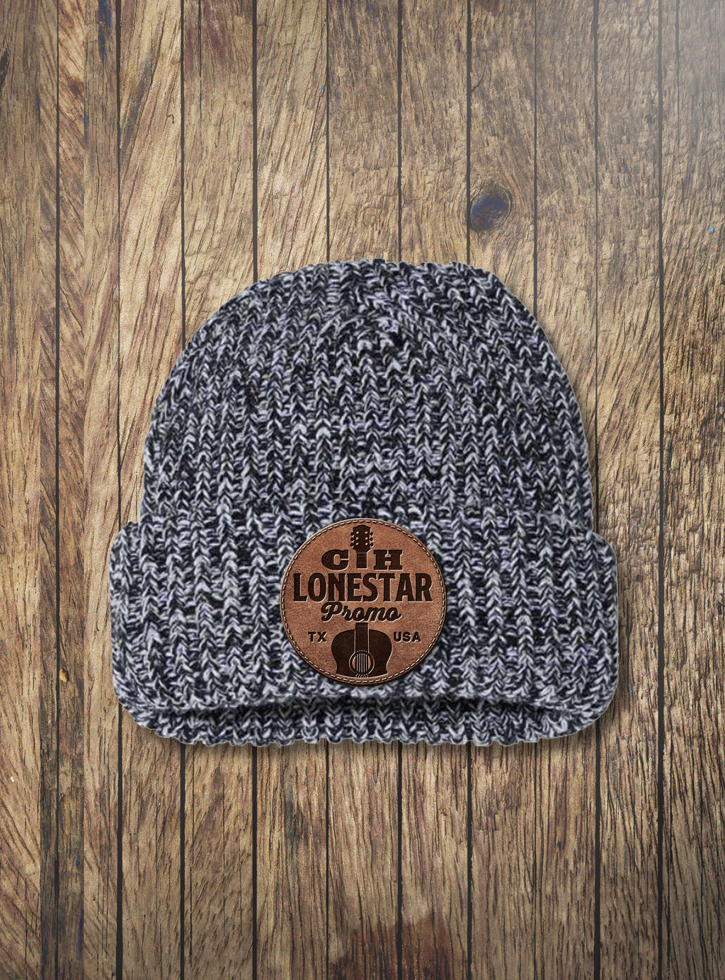 CH Leather Patch Beanie - CH Lonestar Promo