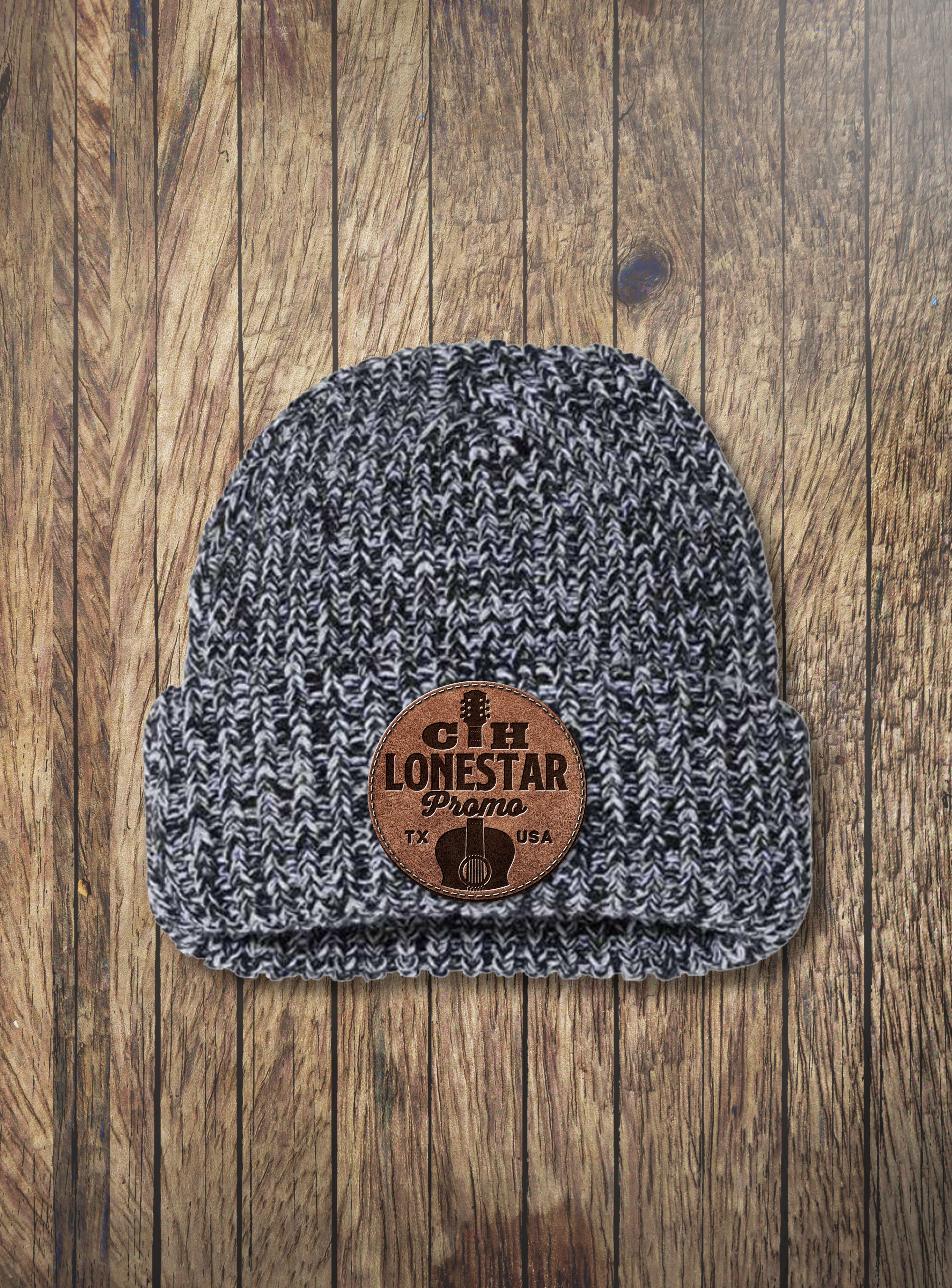 CH Leather Patch Beanie - CH Lonestar Promo